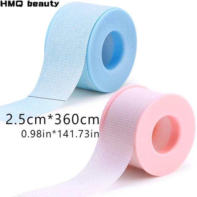 Pink breathable easy to tear Medical Tape eye Paper Under Patches Eyelash Extension Supply Eyelash Extension Tape on Productcaster.