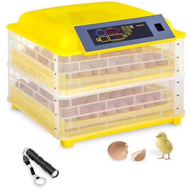 Tojás inkubátor - 96 tojás - lámpával és vízadagolóval - teljesen automatikus | incubato on Productcaster.