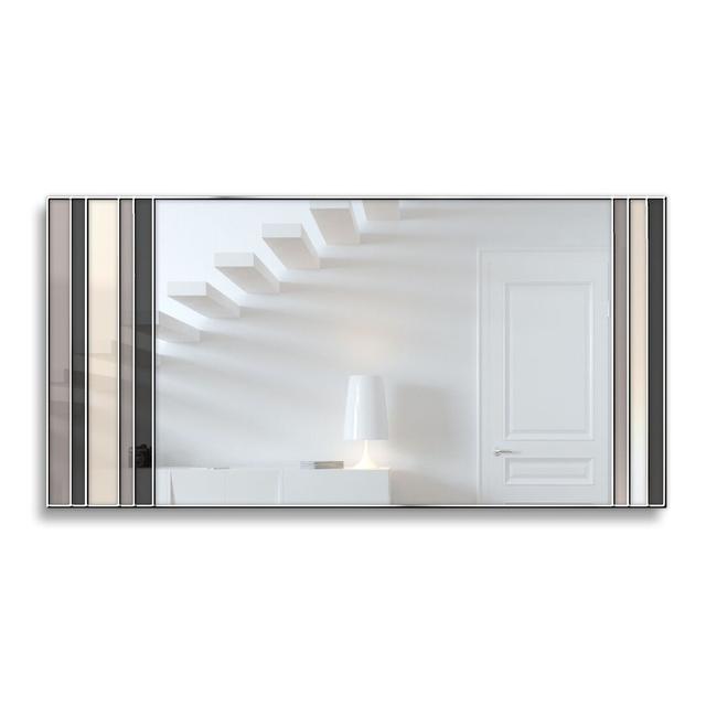 Haileyville Accent Mirror Ivy Bronx Finish: Cream on Productcaster.