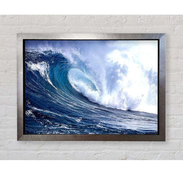 Ocean Waves - Single Picture Frame Art Prints Bright Star Size: 84.1cm H x 118.9cm W on Productcaster.