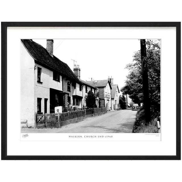'Walkern, Church End C1960' by Francis Frith - Picture Frame Photograph Print on Paper The Francis Frith Collection Size: 60cm H x 80cm W x 2.3cm D on Productcaster.