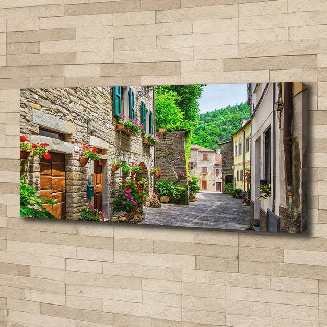 A Charming Street - Wrapped Canvas Art Prints Brayden Studio on Productcaster.