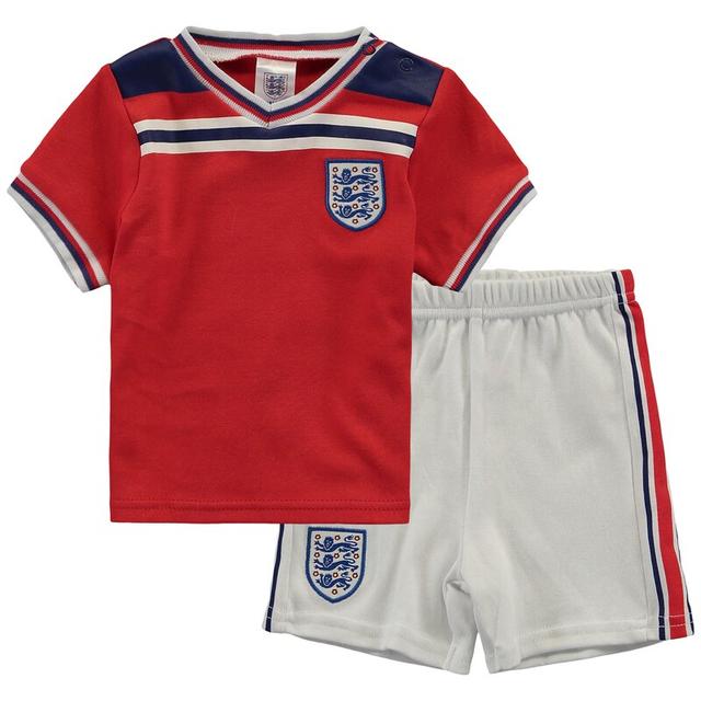 Maglia da trasferta e pantaloncini Inghilterra 1982 - Baby on Productcaster.