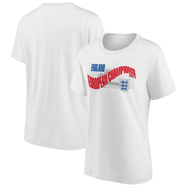England Womens Euros European Champions 2022 T-Shirt - White - Womens on Productcaster.
