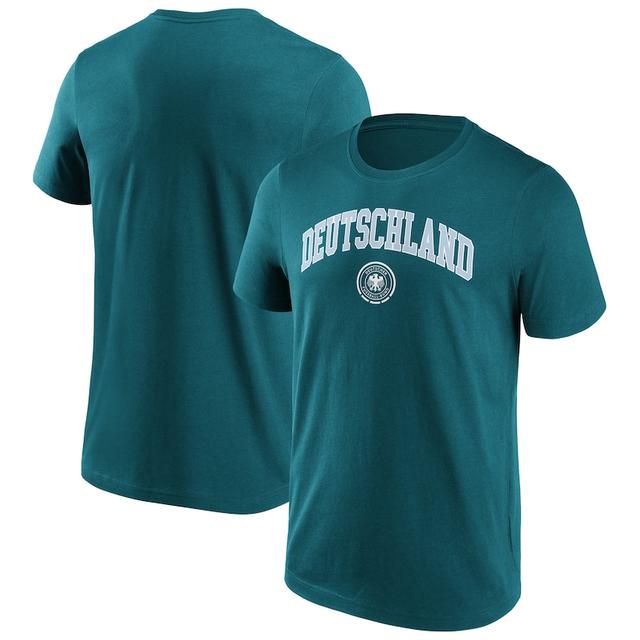 T-shirt con grafica retrò DFB Schoolyard - Verde acqua - Uomo on Productcaster.