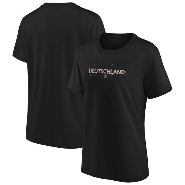 T-shirt grafica DFB Etch Wordmark - Nero - Donna on Productcaster.