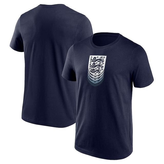 England Ripple Graphic T-Shirt - Blue - Mens on Productcaster.
