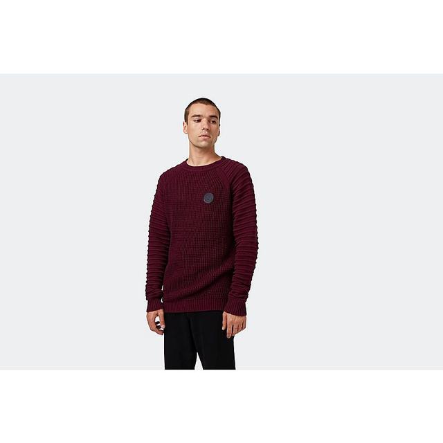 Arsenal Since 1886 Redcurrant Rib Sleeve Cotton Jumper on Productcaster.