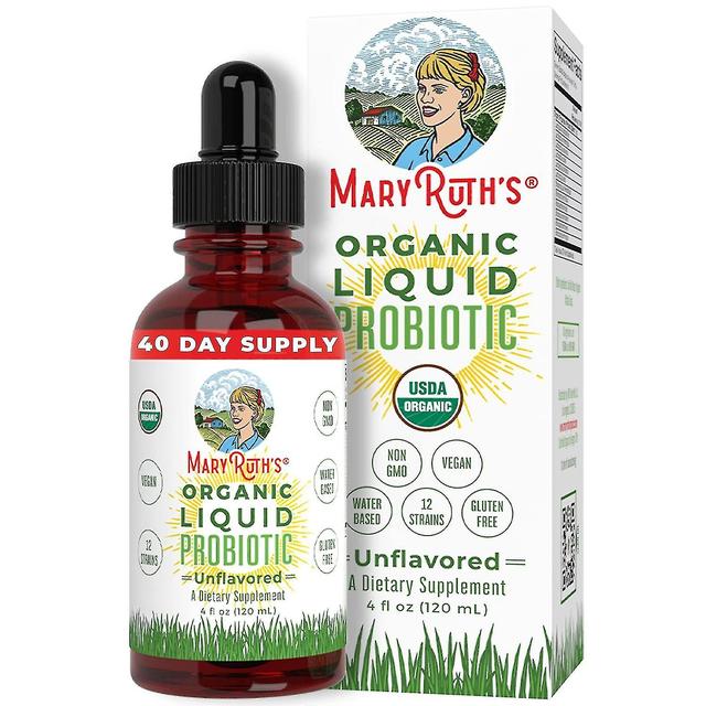 Organic Liquid Probiotics 4 Fl Oz - 40 Servings Vegan Gluten on Productcaster.
