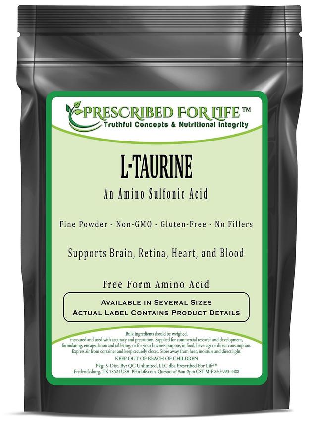 Prescribed For Life Taurine (L) - Amino Sulfonic Acid - Fine Powder - Free Form Amino Acid 2 kg (4.4 lb) on Productcaster.