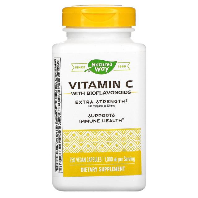 Nature's Way, Vitamin C with Bioflavonoids, 1,000 mg, 250 Vegan Capsules on Productcaster.