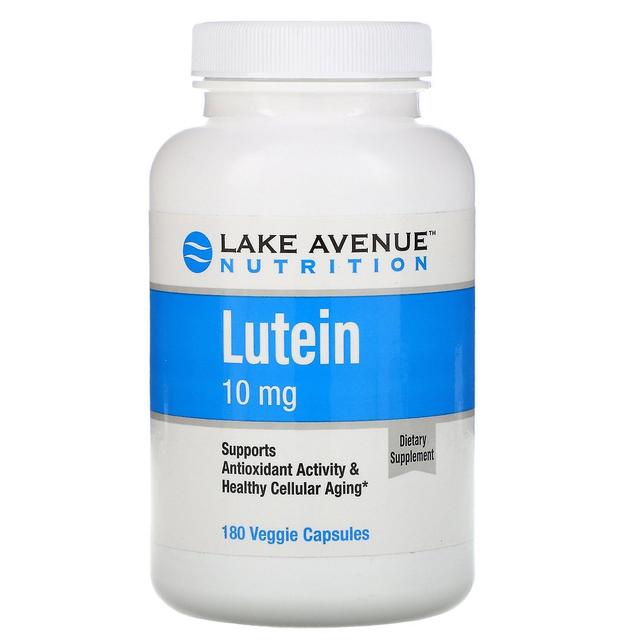 Lake Avenue Nutrition, Lutein, 10 mg, 180 Veggie Capsules on Productcaster.