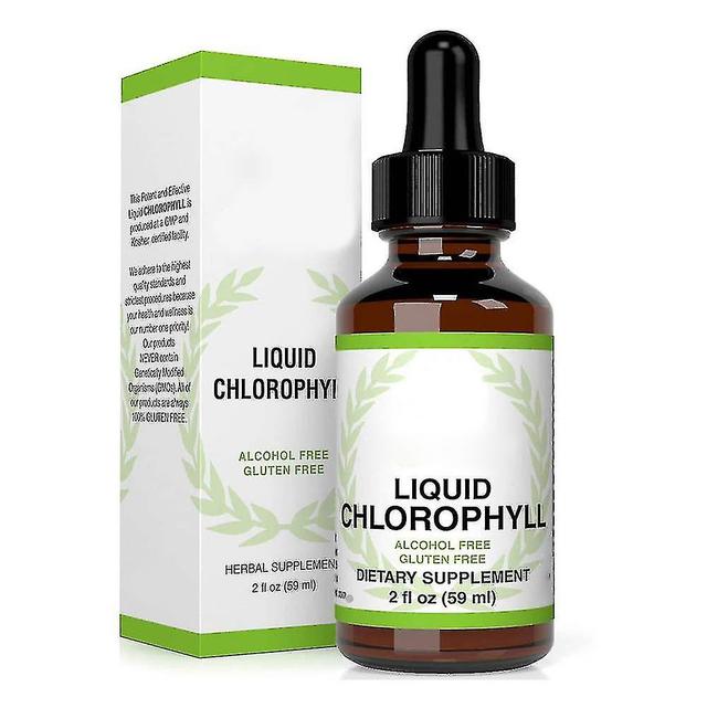 59ml Chlorophyll All-natural Extract Liquid Drops Water Soluble Mintflavour on Productcaster.