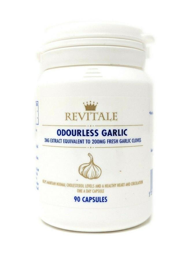 Revitale Odourless Garlic - 90 Softgel Capsules - 2MG Extract on Productcaster.