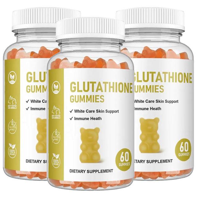 Glutation Gummies Kollagen Gummier Vitamin Brightening Whitening L-glutation Gummies Anti-aldring 3 pcs on Productcaster.