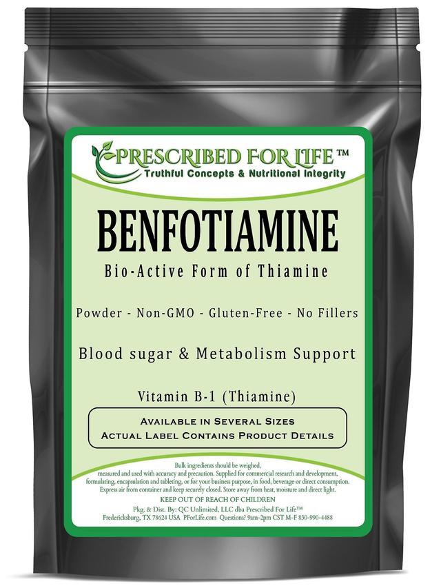 Prescribed For Life Benfotiamine - BioActive Form of Thiamine - Vitamin B-1 Powder 4 oz (113 g) on Productcaster.