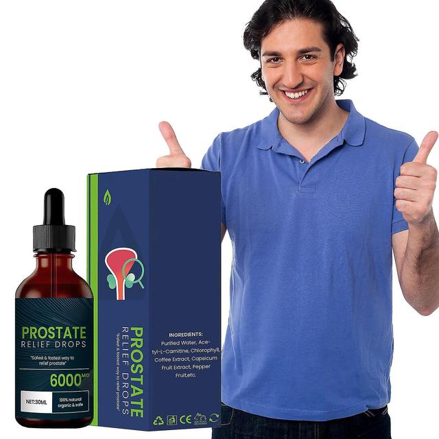 Prostate Treatment Drops Prostate Relief Drops Prostate Therapy Prostate Support Supplement For Mens Health Reduce Bathroom Trips 1pcs - 30ml on Productcaster.