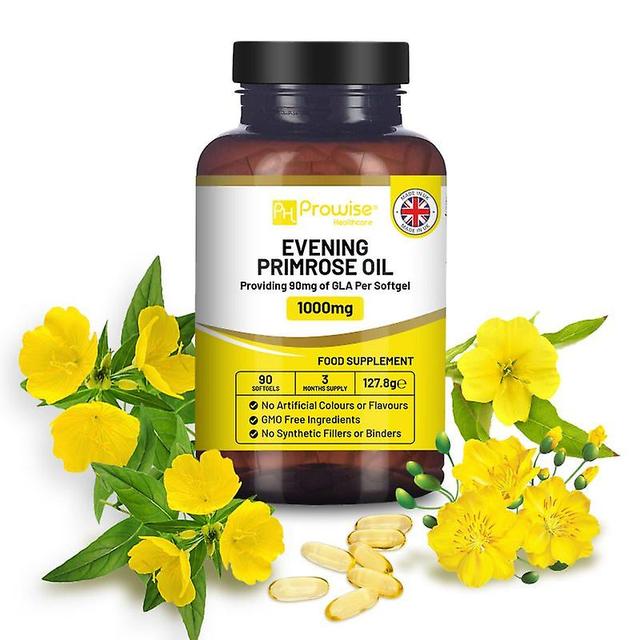 Prowise Healthcare Evening Primrose Oil 1000mg 90 Capsules | Made In UK by Prowise on Productcaster.