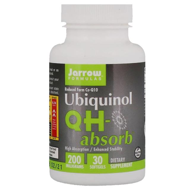 Jarrow Formulas, Ubiquinol, QH-Absorb, 200 mg, 30 Softgels on Productcaster.