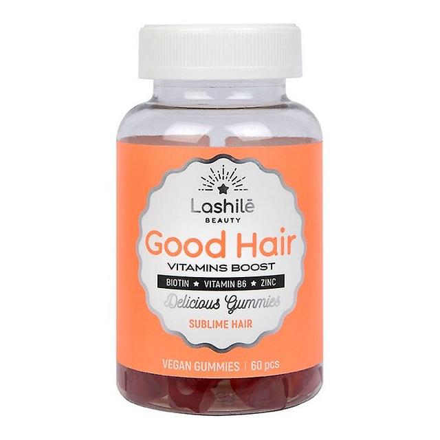 Lashile Beauty Good Hair Vitamins Boost Sublime Hair Tutti Frutti Flavour 60 Vegan Gummies on Productcaster.
