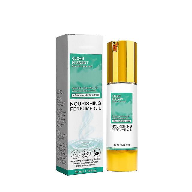 Huasi Clean Elegance Perfume Oil Women Fresh & Clean Nourishing Oil For Women, Clean Fragrance Perfume Oil Longer Lasting Fragrance 1 pcs on Productcaster.