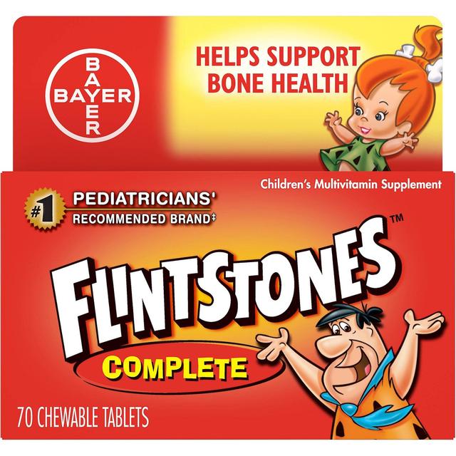 The Flintstones Flintstones compresse masticabili multivitaminiche complete per bambini, frutta mista, 70 ea on Productcaster.