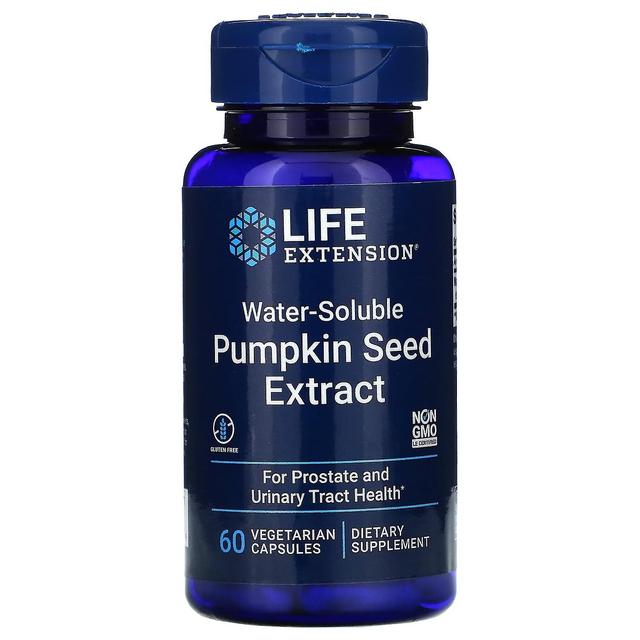 Life Extension, Water-Soluble Pumpkin Seed Extract, 60 Vegetarian Capsules on Productcaster.