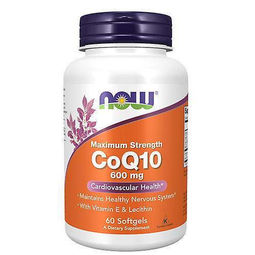 Now Foods CoQ10, 600 mg, 60 Softgels (Confezione da 6) on Productcaster.