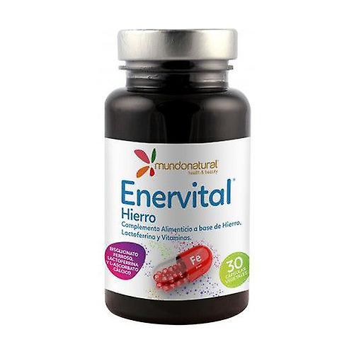 Mundo Natural Enervital Iron 30 capsules on Productcaster.