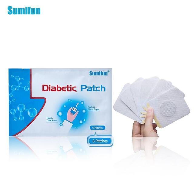 Coscelia 4 Type Of Sumifun 6pcs/bag Diabetic Patch Stabilizes Blood Sugar Balance Glucose Content Natural Herbs Diabetes Plaster 6pcs Diabete Patch on Productcaster.