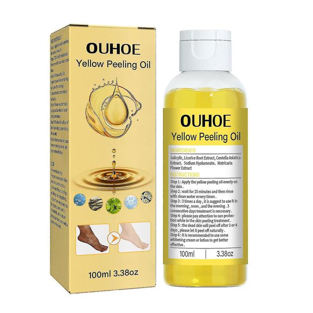 Tianm 100% New Yellow Peeling Oil, Extra Strength Yellow Peeling Oil Lightening Exfoliating on Productcaster.
