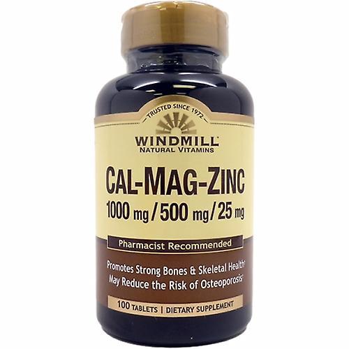 Windmill Health Calcium - Magnesium & Zinc, 100 Tabs (Pack of 4) on Productcaster.