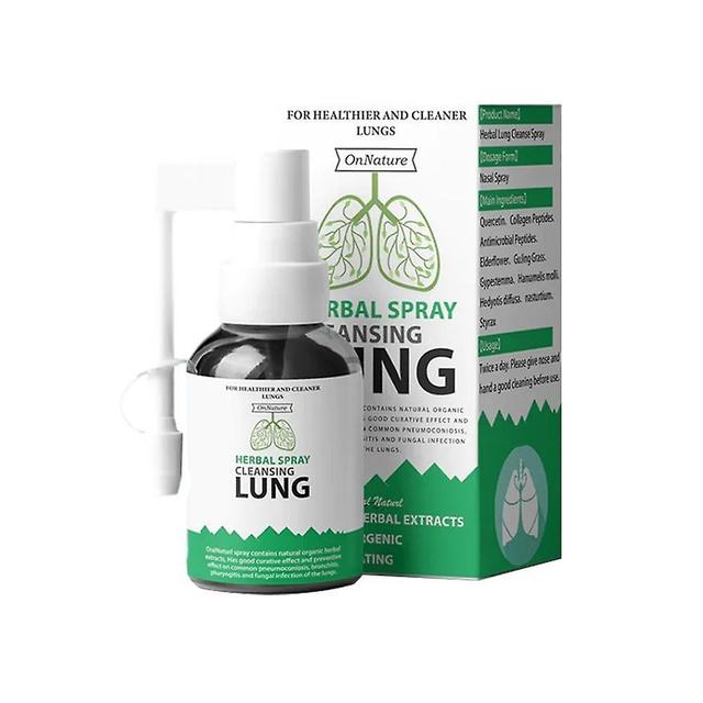 Spray per bocca lenitivo per la pulizia polmonare a base di erbe 20ml 5pcs on Productcaster.