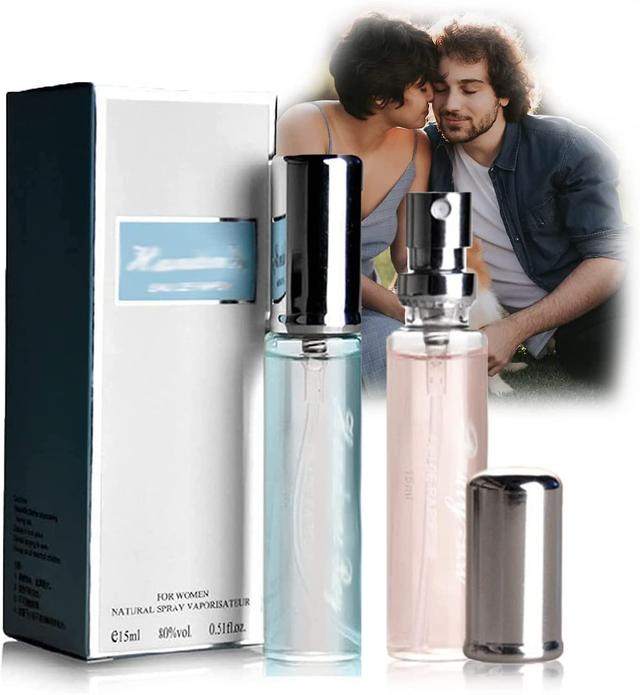 Fongwan Pheromone Perfume Spray, Pheromone Infused Spray Lure Perfume Cologne Long Lasting Sex Pm Eau De Parfum Enhancing Intimacy 2pcs 15ml Blue P... on Productcaster.