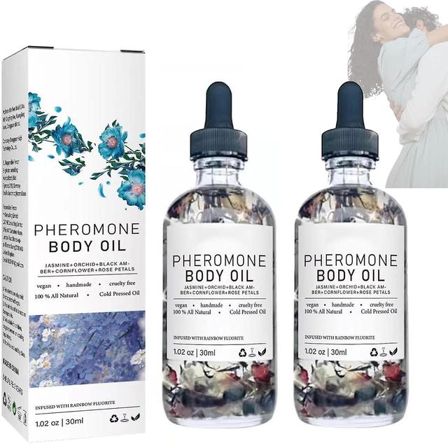 Lisade Crystal Pheromone Body Oil, Crystal Body Oil,pheromone Body Oil Perfume For Women To Attract Men's Perfume 2 Pcs on Productcaster.