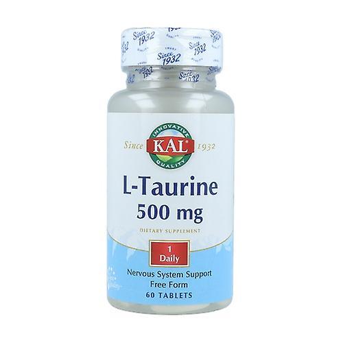 Kal L-Taurine 60 tablets of 500mg on Productcaster.