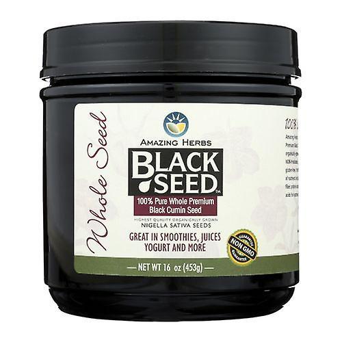 Amazing Herbs Black Seed Whole, 16 oz (Pack of 6) on Productcaster.