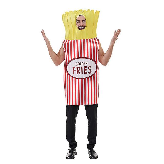 Funny Fries Cosplay Clothes Halloween Stage Performance Party Clothes Festival Role Play Clothing on Productcaster.