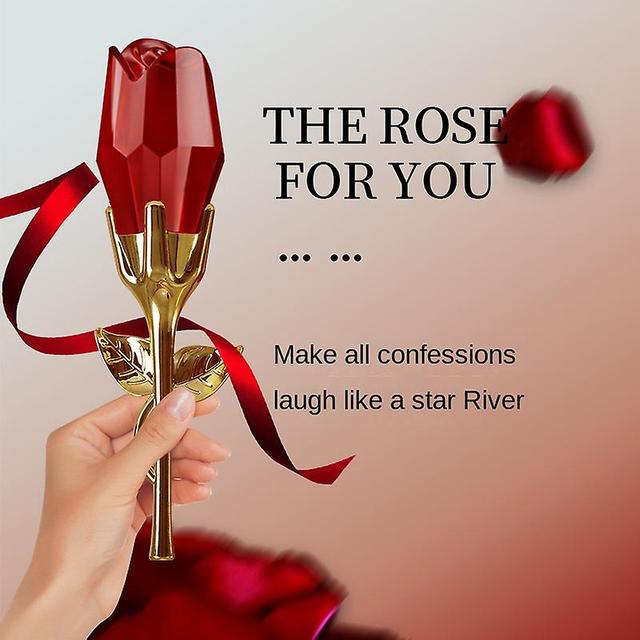 Haobuy Romantic Red Rose Perfume For Women, Rose Shaped Refreshing Long Lasting Fragrance With Floral Notes Perfume Gift For Her For Dating 1pcs on Productcaster.