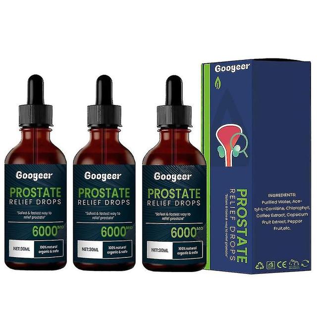 Tina Nye 2024 3stk prostata formel behandling dråber understøtter prostata sundhed on Productcaster.