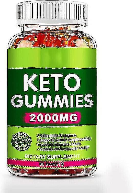60ct Keto Gummies Keton Ght Loss Fatburner Voedingssupplement voor mannen en vrouwen-hao on Productcaster.