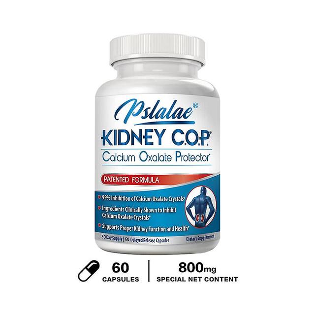 Visgaler Kidney Cop Calcium Oxalate Protectant Helps Stop Stone Recurrence Calcium Oxalate Crystal Kidney Support Premium Formula 60 Capsules on Productcaster.