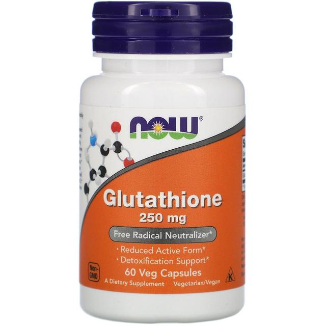 Now Foods, Glutathione, 250 mg, 60 Veg Capsules on Productcaster.