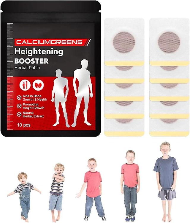 Heightening Booster Herbal Patch, Calcium Greens Heightening Booster Herbal Patch, Plantar Acupuncture Point Heightening Patch 10pcs on Productcaster.