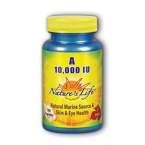Nature's Life Vitamin A,10,000 IU,100 Caps (Pack of 6) on Productcaster.