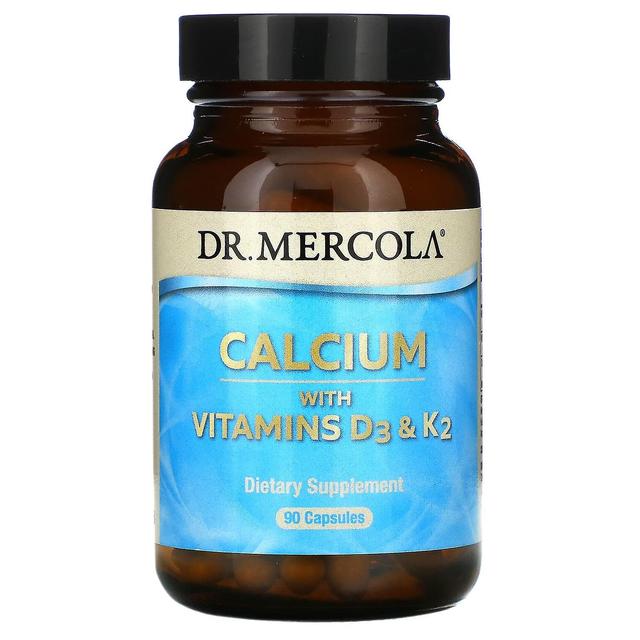 Dr. Mercola, Calcium with Vitamins D3 & K2, 90 Capsules on Productcaster.
