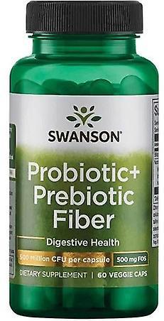 Swanson Probiotic + Prebiotic Fiber 60 Capsules on Productcaster.