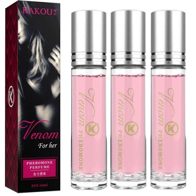 3 stk feromon intim partner parfyme tiltrekke jente menn og kvinner rulle på duft on Productcaster.