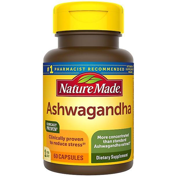 Nature made ashwagandha capsules 125 mg, 60 count on Productcaster.