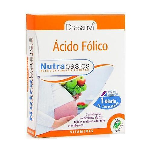 Drasanvi Nutrabasics Folic Acid 30 capsules on Productcaster.